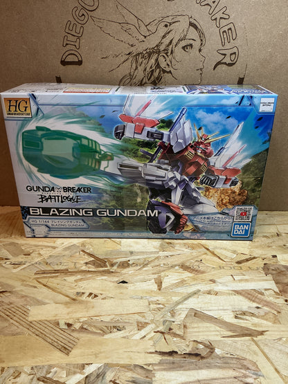 Bandai HG Blazing Gundam 1/144 Gunpla Model Kit Gundam Breaker Battlogue