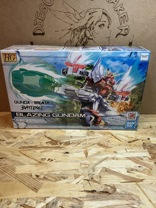Bandai HG Blazing Gundam 1/144 Gunpla Model Kit Gundam Breaker Battlogue