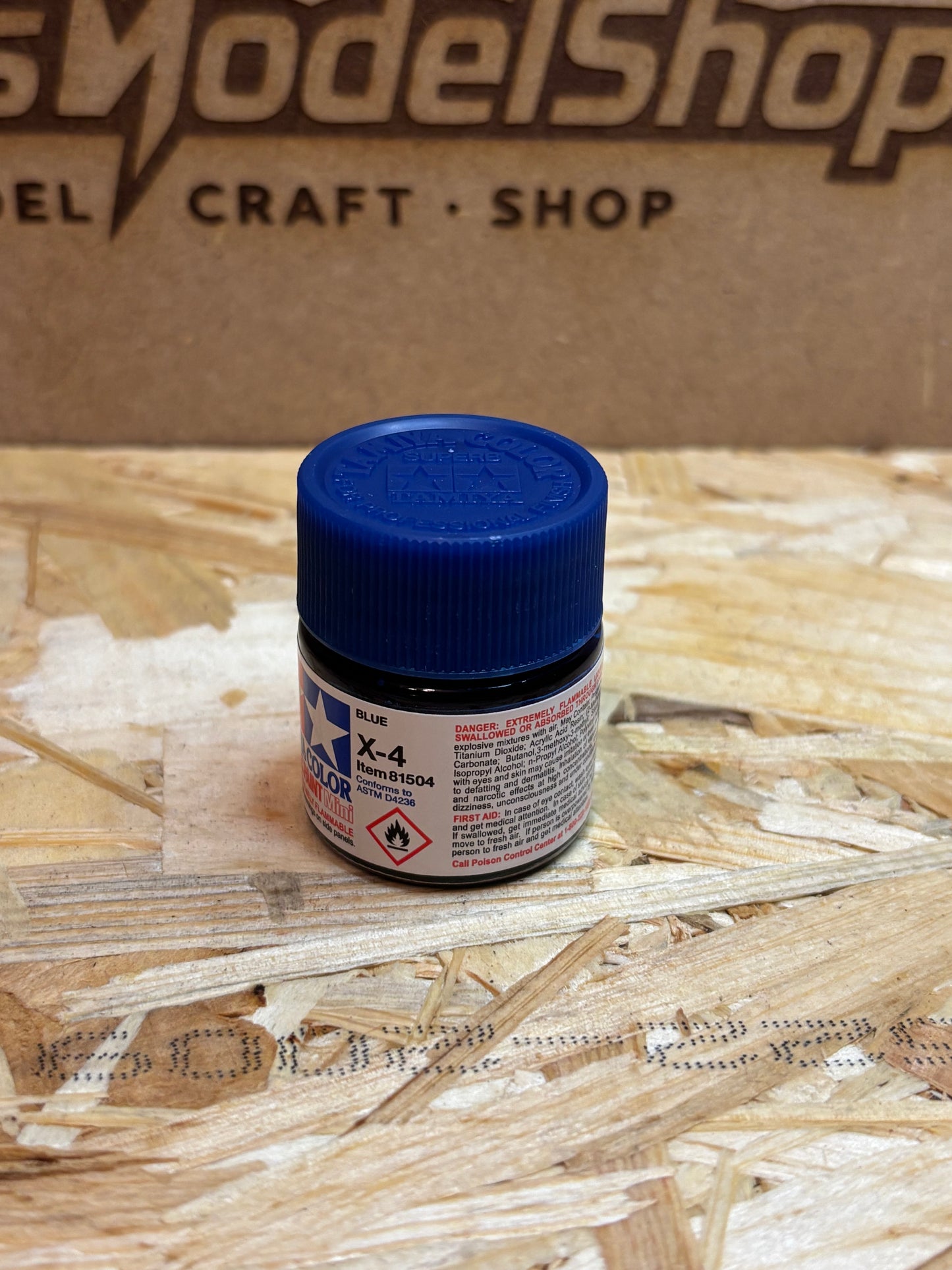 Tamiya Color Acrylic Paint X-4 Blue – 10ml