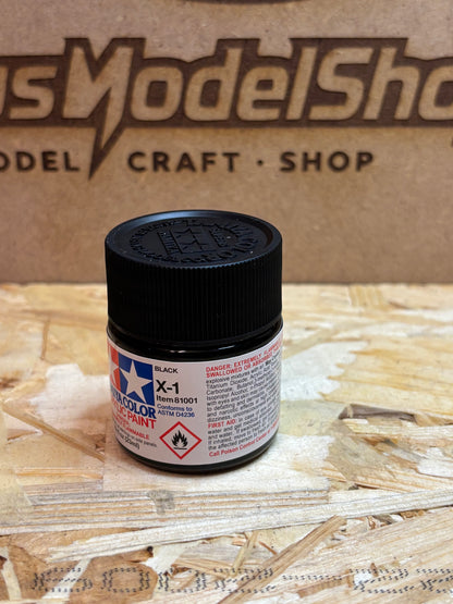 Tamiya Color X-1 Black – Acrilico Lucido X 1 - 23ml