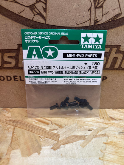 Mini 4WD Wheel Bushings Black (8pcs.) 94774