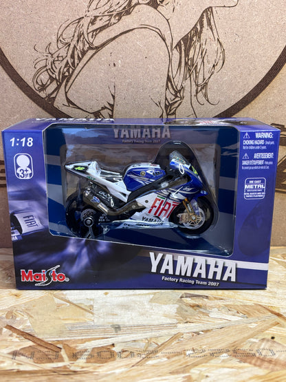 Yamaha YZR-M1 Factory Racing Team 2007 #46 – Scala 1:18 – Maisto