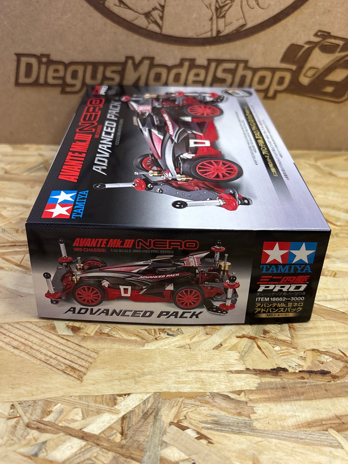 Tamiya Avante Mk.III Nero Advanced Pack MS Chassis – Cod. 18662