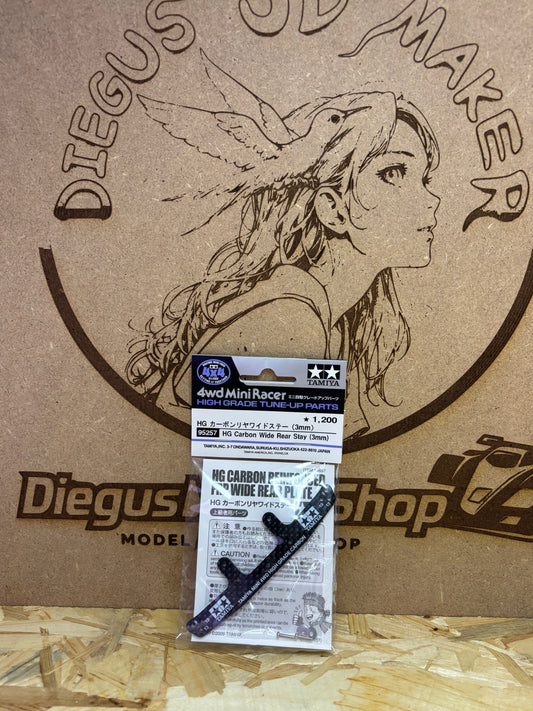 Tamiya TA95257 – HG Carbon Wide Rear Stay 3mm – Mini 4WD