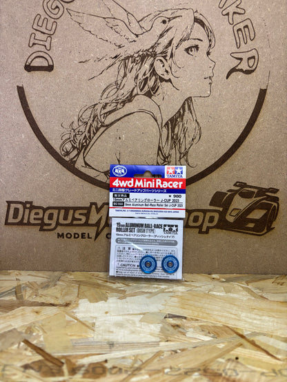 Tamiya 95160 – 19 mm Aluminum Ball-Race Roller Set (Japan Cup 2023) – Mini 4WD