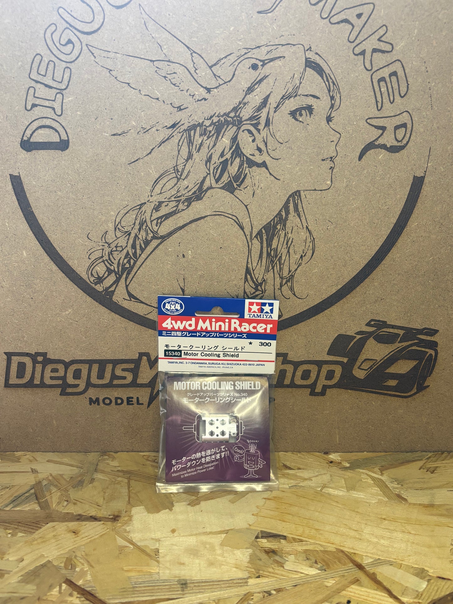 Tamiya TA15340 – Motor Cooling Shield – Accessorio Mini 4WD