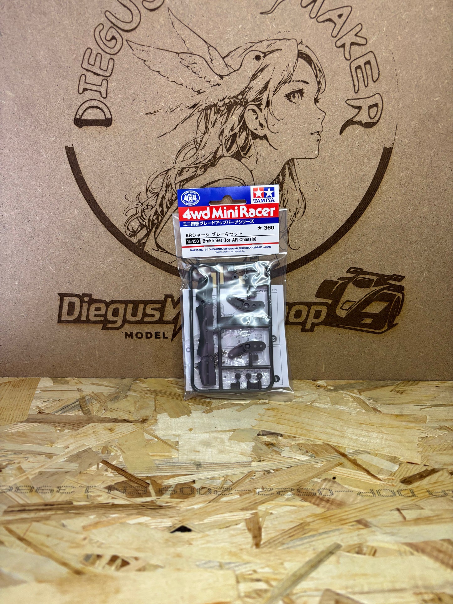 Tamiya TA15458 – Brake Set (per AR Chassis) – Accessorio Mini 4WD