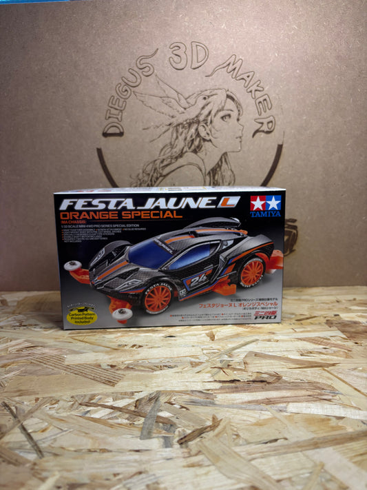 Tamiya 95658 – Jr Festa Jaune L Orange Special – Mini 4WD MA Chassis 1/32
