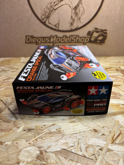 Tamiya 95658 – Jr Festa Jaune L Orange Special – Mini 4WD MA Chassis 1/32