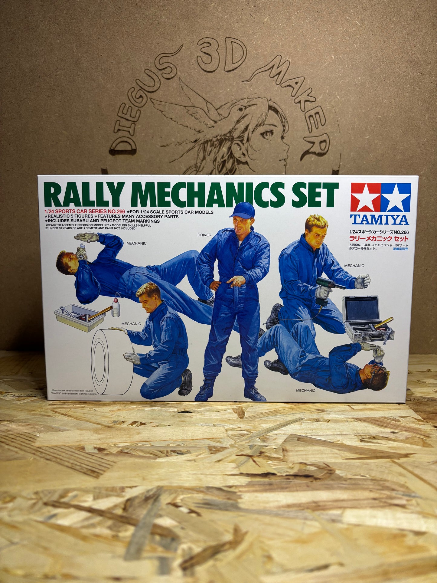 Tamiya TA24266 – Rally Mechanics Set – Figurini 1/24