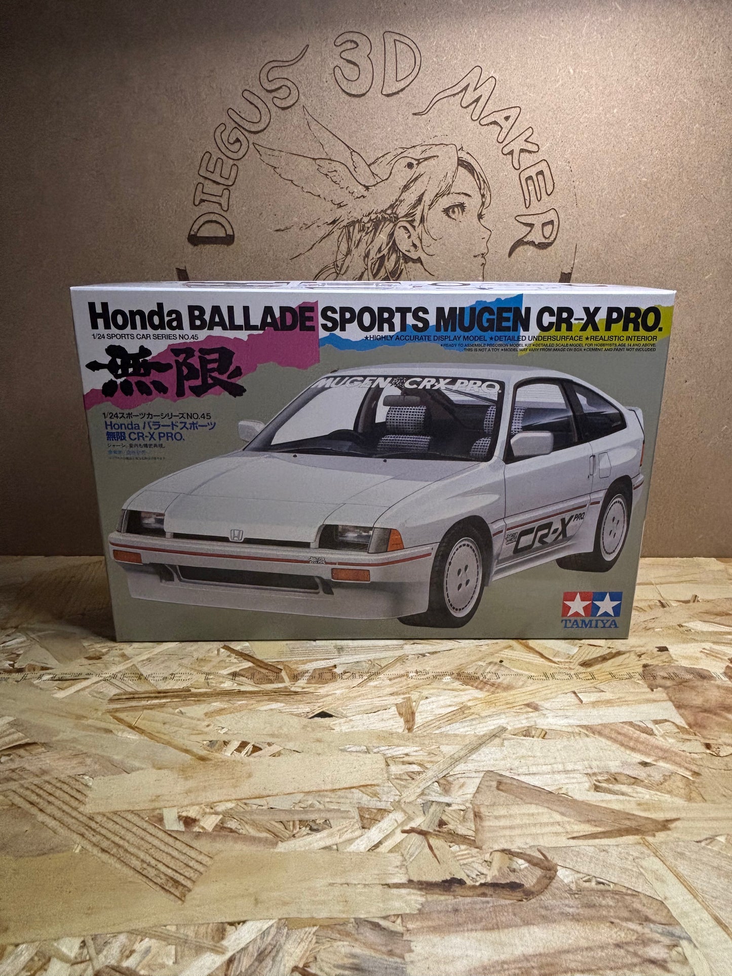 Tamiya TA24045 – Honda Ballade Sports Mugen CR-X PRO – Kit Auto 1/24