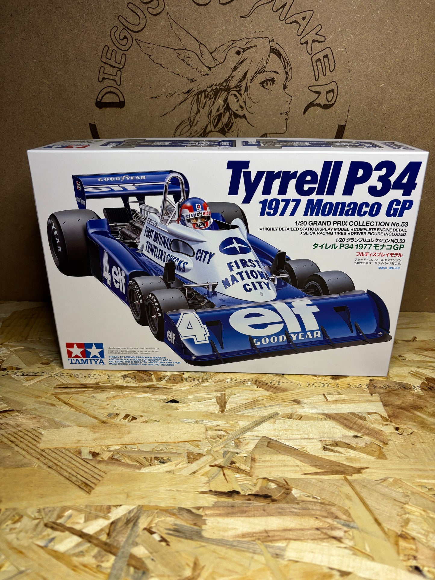 Tamiya 20053 – Tyrrell P34 1977 Monaco GP – Kit Formula 1 1/20