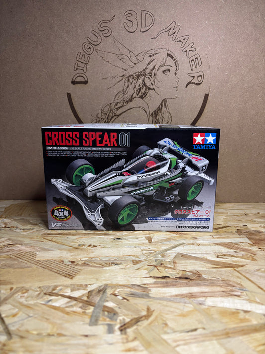 Tamiya TA18103 – Mini 4WD Cross Spear 01 (VZ Chassis) – 1/32