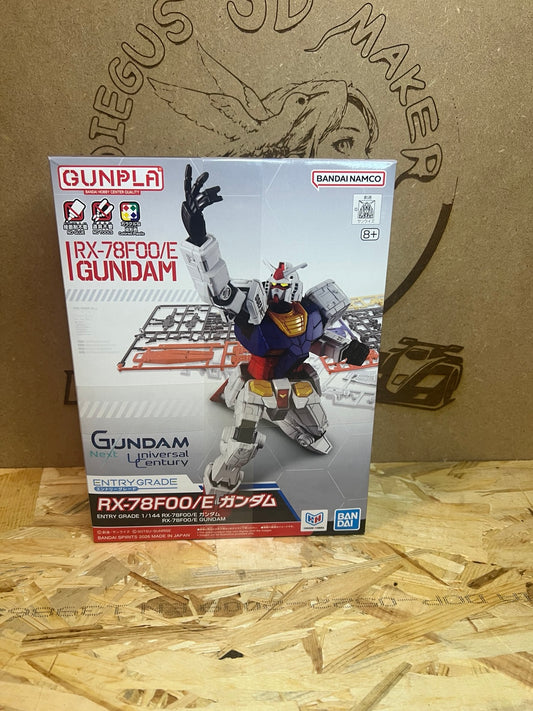 Bandai Entry Grade RX-78F00/E Gundam confezione frontale