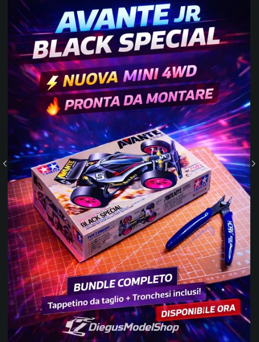 Avante Junior Black Special Mini 4WD TA95501