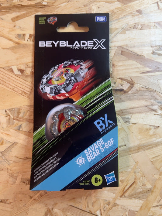 Beyblade X Savage Bear 5-60F confezione fronte