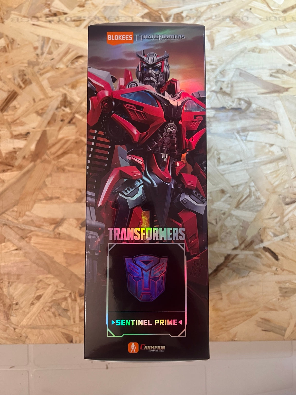 Blokees Transformers Sentinel Prime 71424 lato confezione