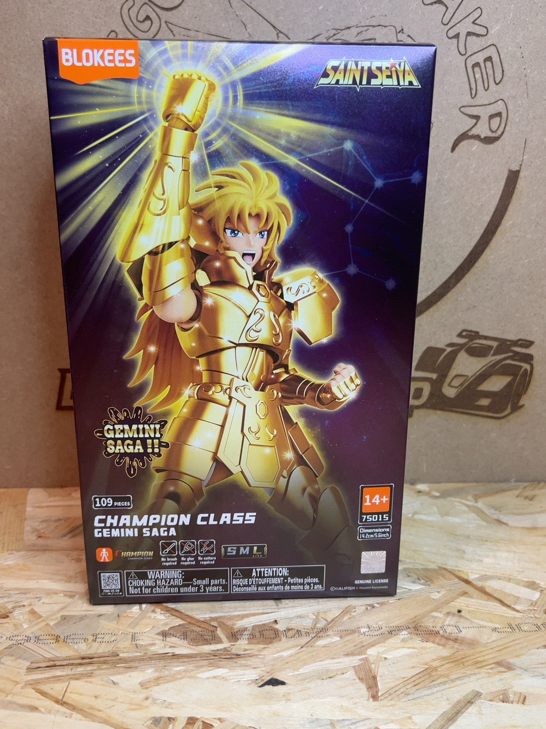 Blokees Saint Seiya Champion Class Gemini Saga 75015 fronte
