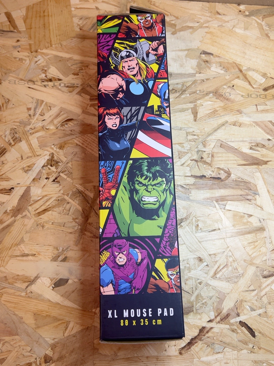 Marvel Avengers tappetino mouse XL 80x35 confezione foto 2