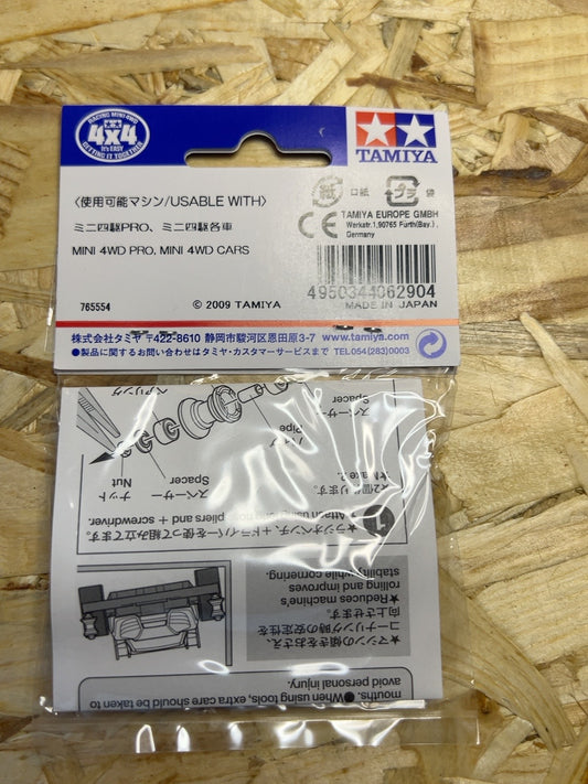 Tamiya 15403 – Double Aluminum Rollers 9–8 mm Mini 4WD