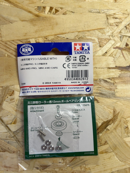 Tamiya 15475 – Cuscinetti Roller 13 mm (2 pezzi) Mini 4WD