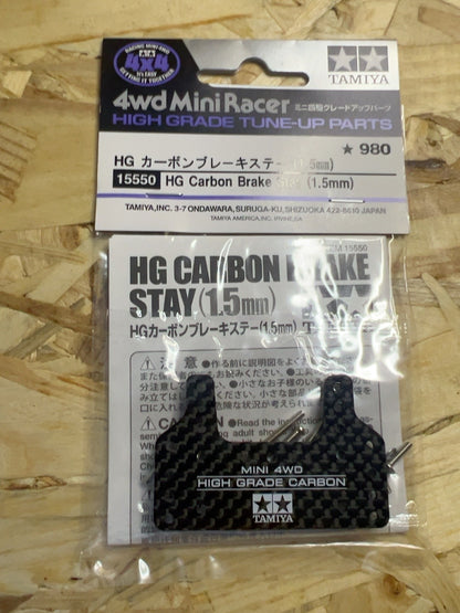 Tamiya 15550 – HG Carbon Brake Stay 1,5 mm Mini 4WD
