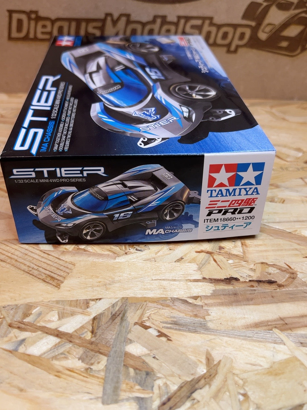 Tamiya Stier MA Mini 4WD PRO 18660 - lato confezione