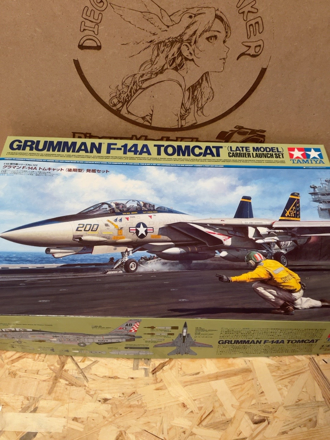 Tamiya 61122 F-14A Tomcat Late Model Carrier Launch Set - confezione