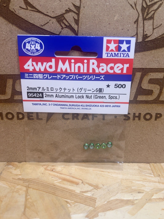 Tamiya 95424 dadi autobloccanti verdi confezione fronte