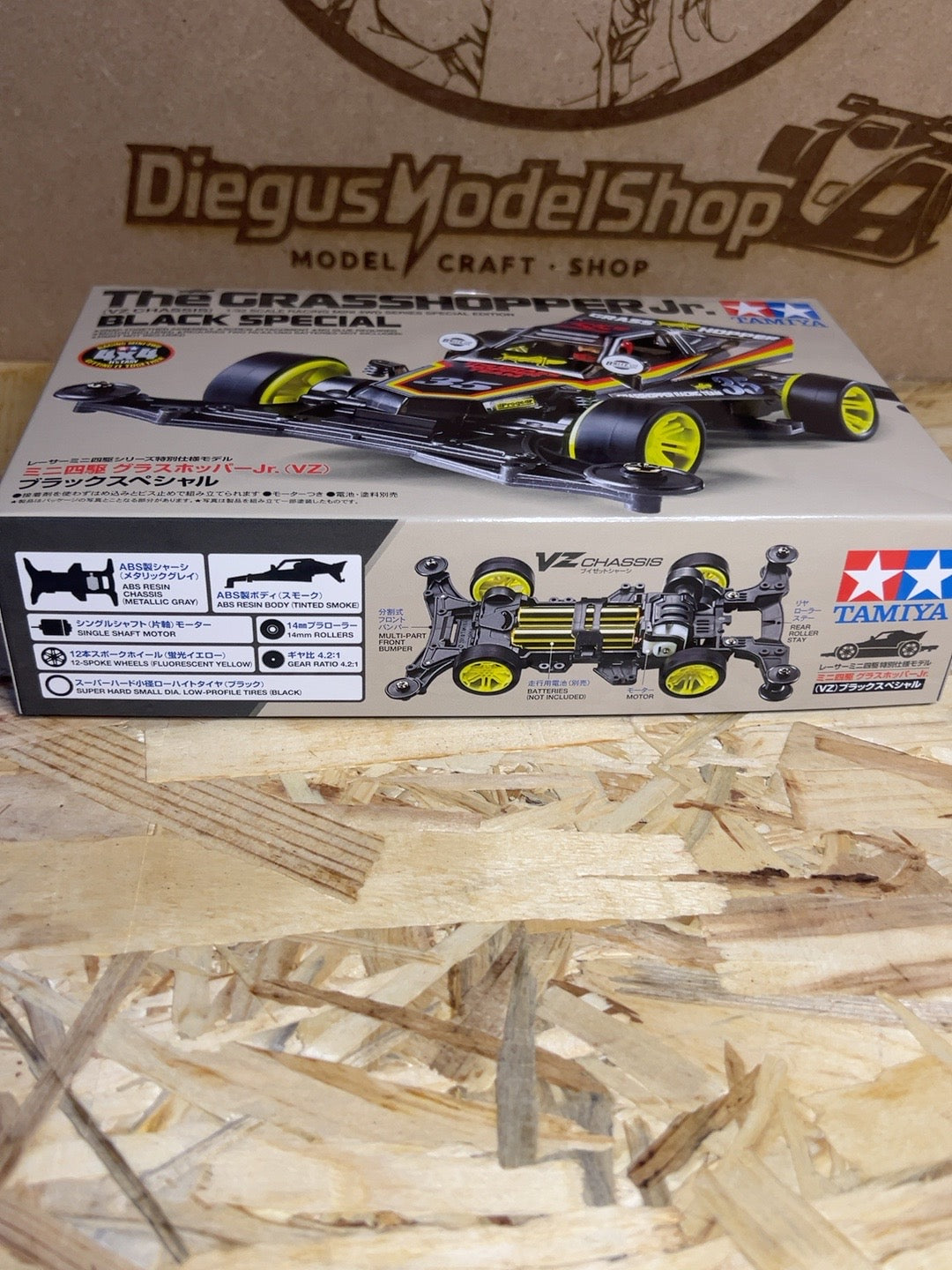 Tamiya 95720 – The Grasshopper Jr. Black Special (VZ Chassis)